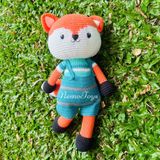  CÁO YẾM XANH - Thú bông bằng len – Thú len nhồi bông Amigurumi – NemoToys NemoHandmade 