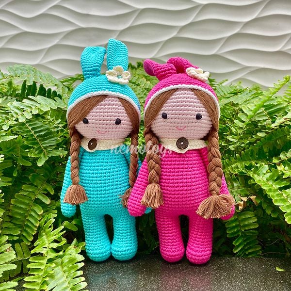 Búp bê bắng len Amigurumi, Búp bê len Handmade