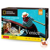  Đồ chơi Cubic Fun - Xếp hình 3D - National Geographic Quảng Trường San Marco tại Venic DS0980h 