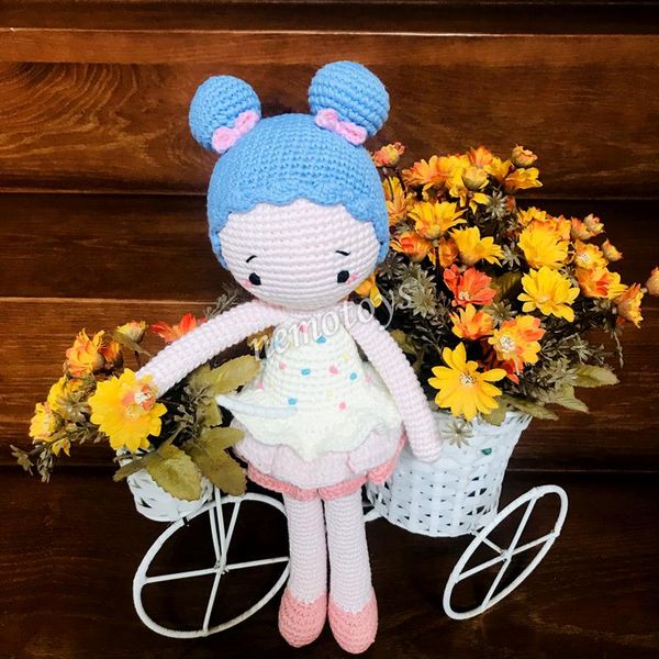  BÚP BÊ KẸO NGỌT - 36CM - Búp bê len Amigurumi, Búp bê bằng len handmade NemoToys 