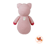  Thú len Handmade - Heo Mẹ Bồng Con Pinky Pig And Baby Pig 