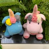  KỲ LÂN SẮC MÀU - 30CM - Thú bông bằng len handmade, Thú len Amigurumi, Búp bê len handmade 