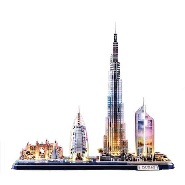  Đồ chơi Cubic Fun - Xếp hình 3D - Led Cityline Dubai L523h 