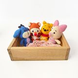  GẤU POOD VÀ NHỮNG NGƯỜI BẠN - Móc khóa bằng len 