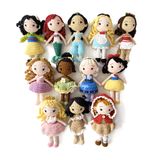  CÔNG CHÚA DISNEY - Búp bê len Amigurumi, Búp bê bằng len handmade NemoToys 