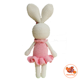  Thú len Handmade - Thỏ Hoa Đào 