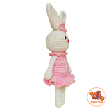  Thú len Handmade - Thỏ Hoa Đào 