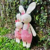  THỎ LALA SỌC NHỎ - Thú bông bằng len – Thú len nhồi bông Amigurumi – NemoToys NemoHandmade 