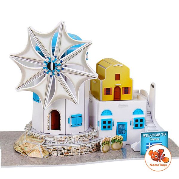  Đồ chơi Cubic Fun - Xếp hình 3D - Greece Style W3188h 