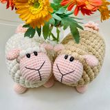  CỪU Ú NU (30CM) - Thú bông bằng len handmade, Thú len Amigurumi, Búp bê len handmade 