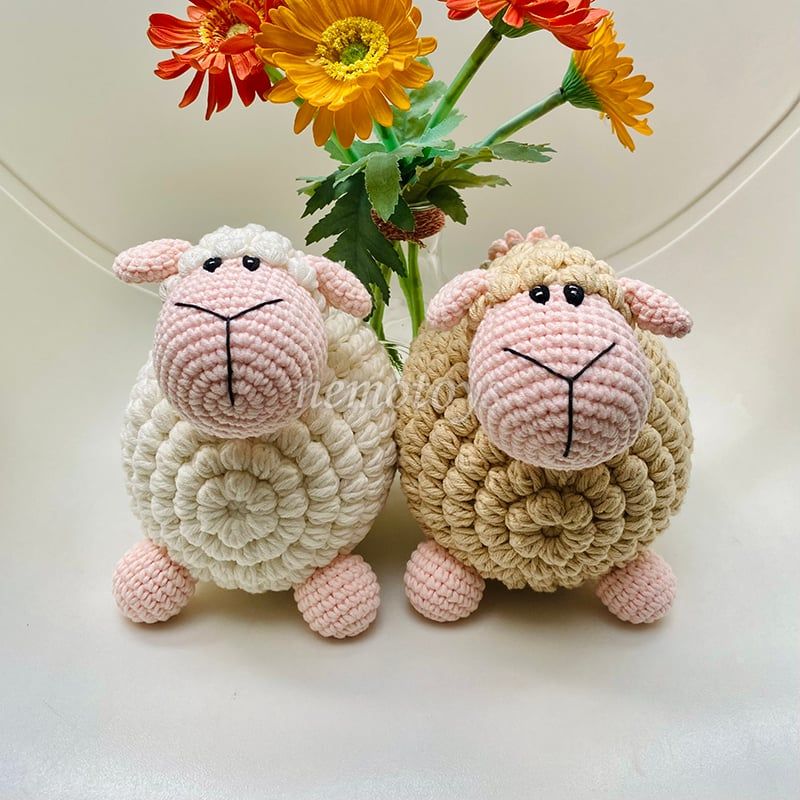  CỪU Ú NU (30CM) - Thú bông bằng len handmade, Thú len Amigurumi, Búp bê len handmade 