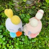  CHIM PARROT (30CM) - Thú bông bằng len handmade, Thú len Amigurumi, Búp bê len handmade 