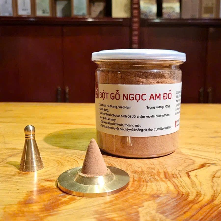 BỘT GỖ NGỌC AM ĐỎ - LON PET 100G