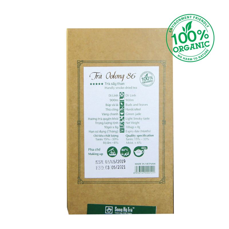 Trà Oolong 86 - Hộp Giấy 80g