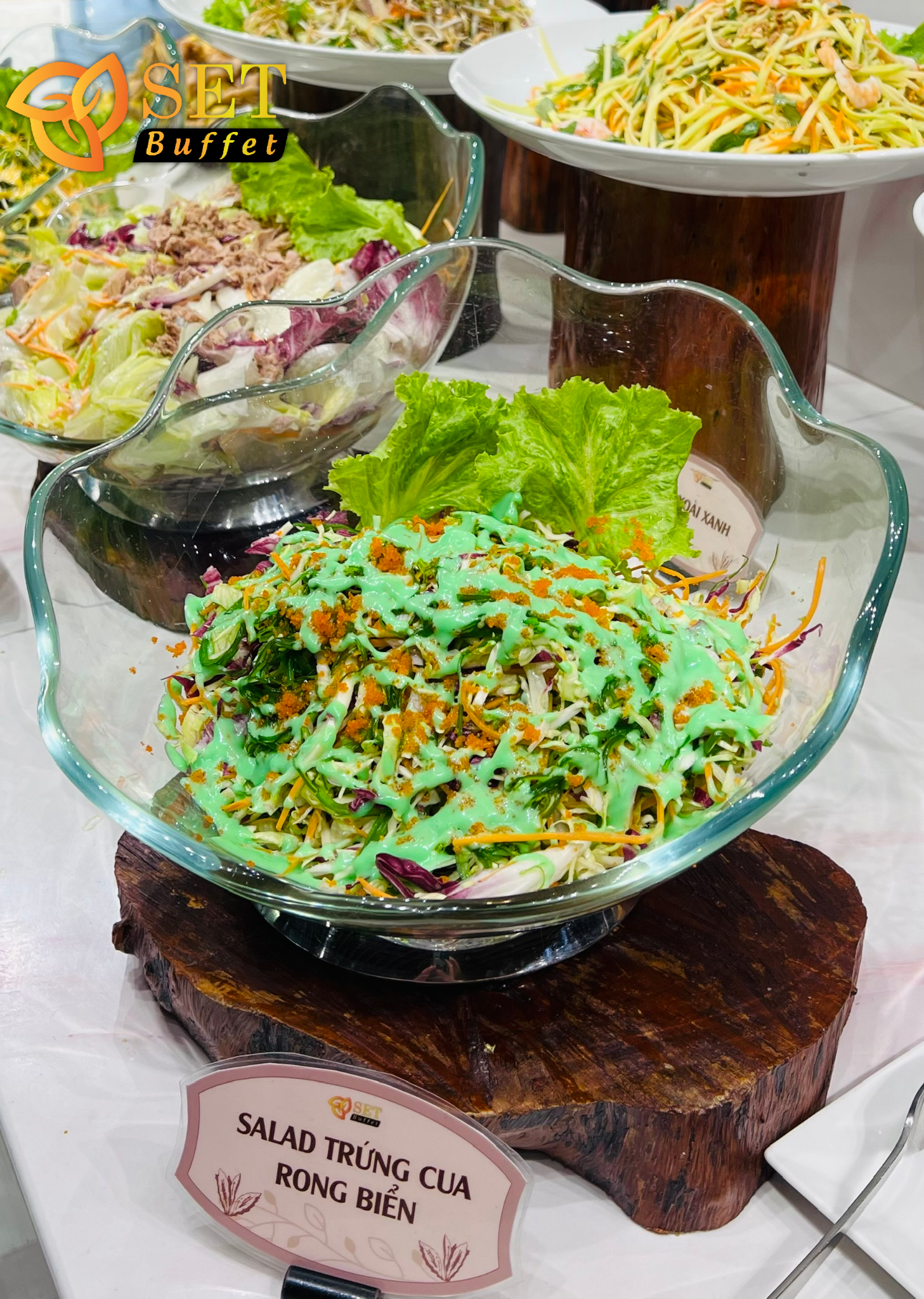 Salad trứng cua rong biển