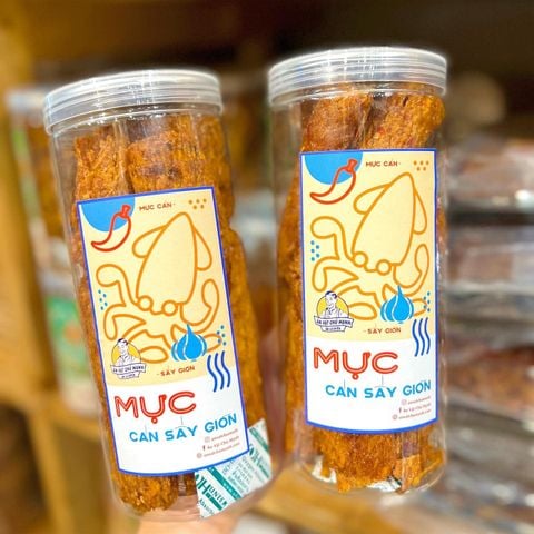 Mực Cán Sấy Tomyum