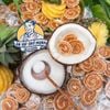 Kẹo Khóm Dừa Non Cuộn