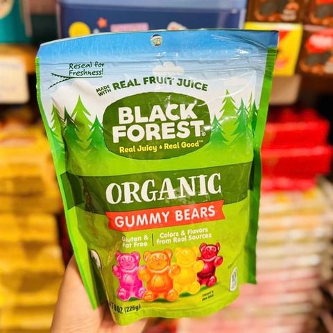 Kẹo Dẻo Black Forest Organic Gummy Bears 226g
