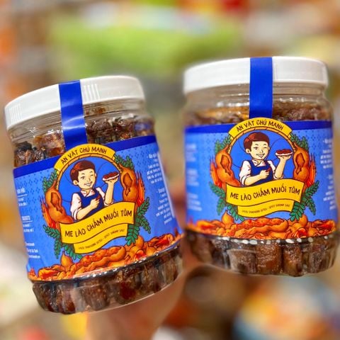 Me Lào Chấm Muối Tôm