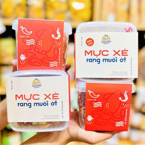 Mực Xé Rang Muối Ớt