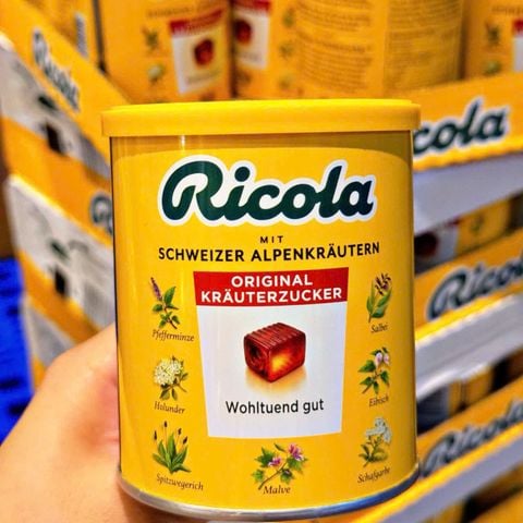 Kẹo Ngậm Ho Thảo Mộc Ricola Original 250G Đức