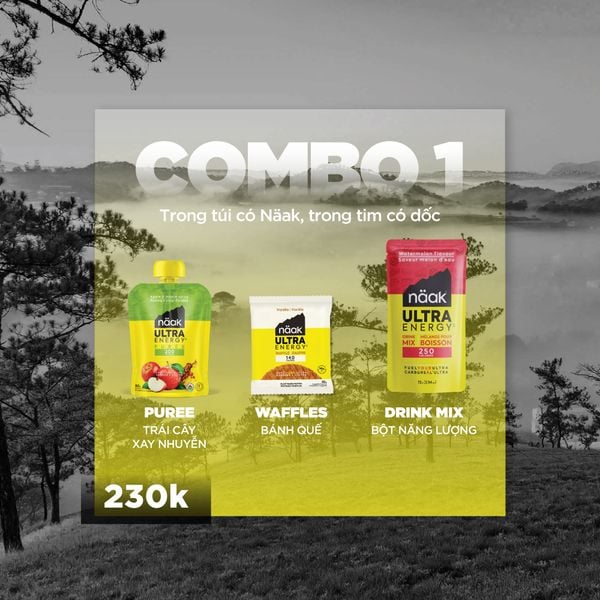  Combo 1 - dinh dưỡng thể thao naak 