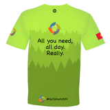  Áo thể thao tay ngắn Tailwind X Mude Green 