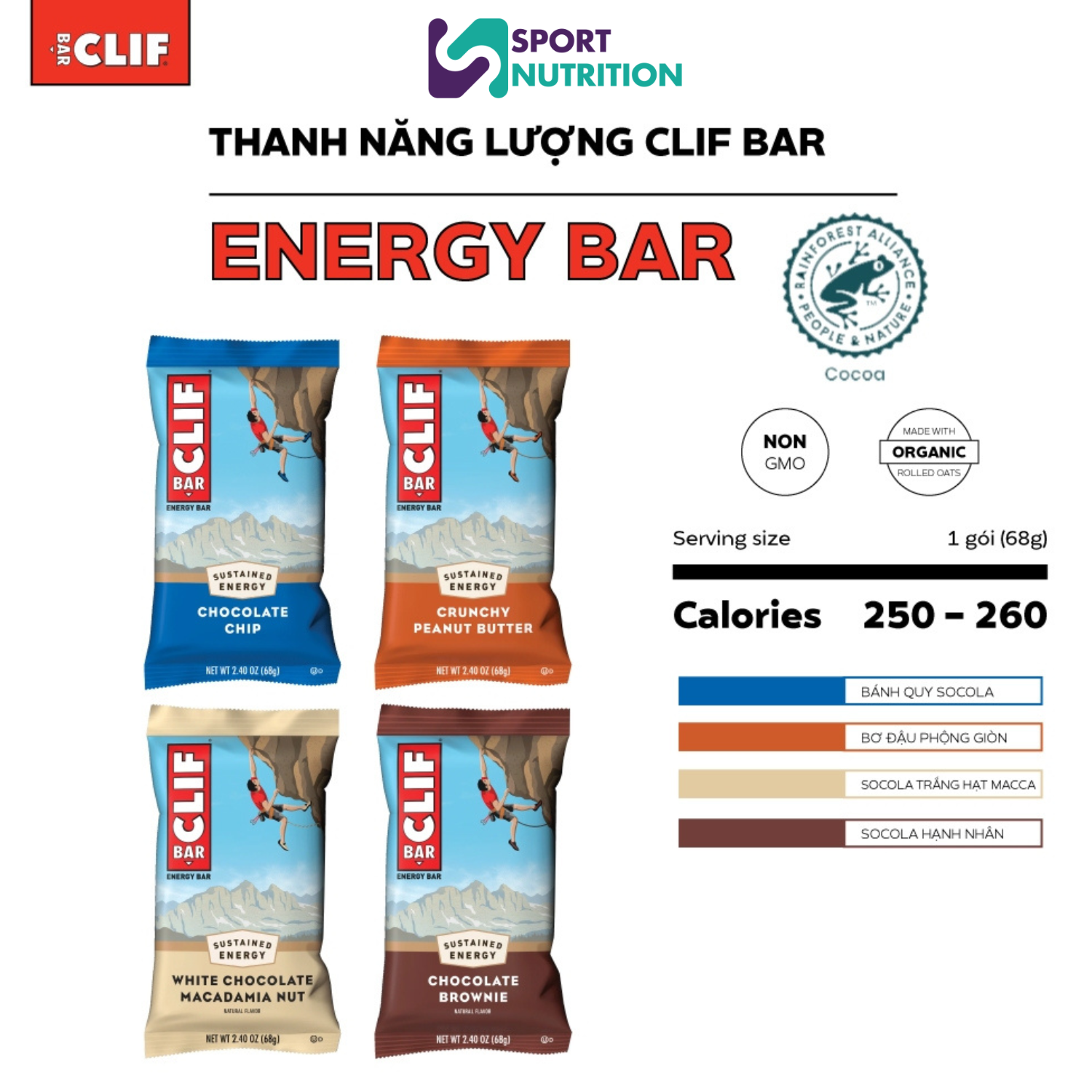  Bánh năng lượng CLIF BAR 