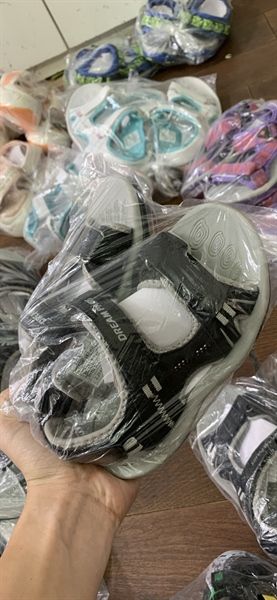 Sandal trẻ em quai dán Dream pairs - Đen