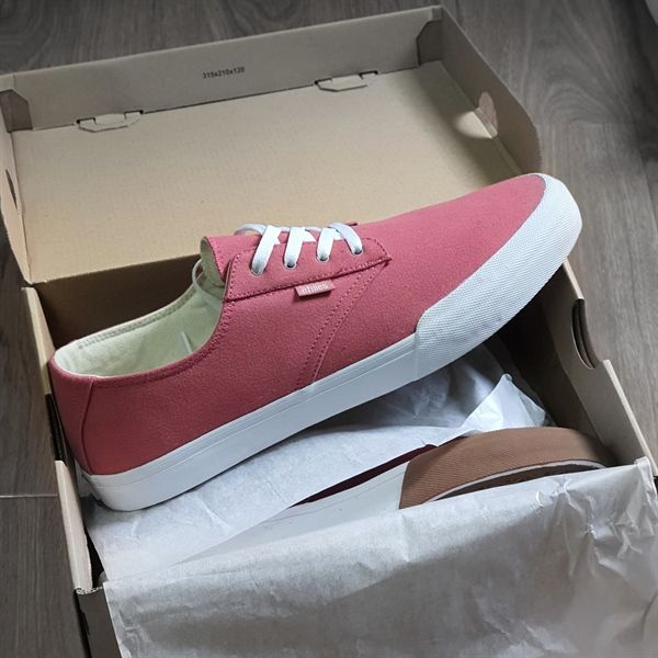 Giày đế bằng Etnies xuất dư- đỏ đế trắng