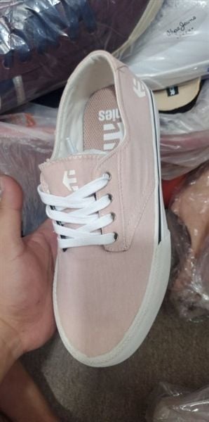 Giày đế bằng xuất dư Etnies nữ - Hồng nhạt