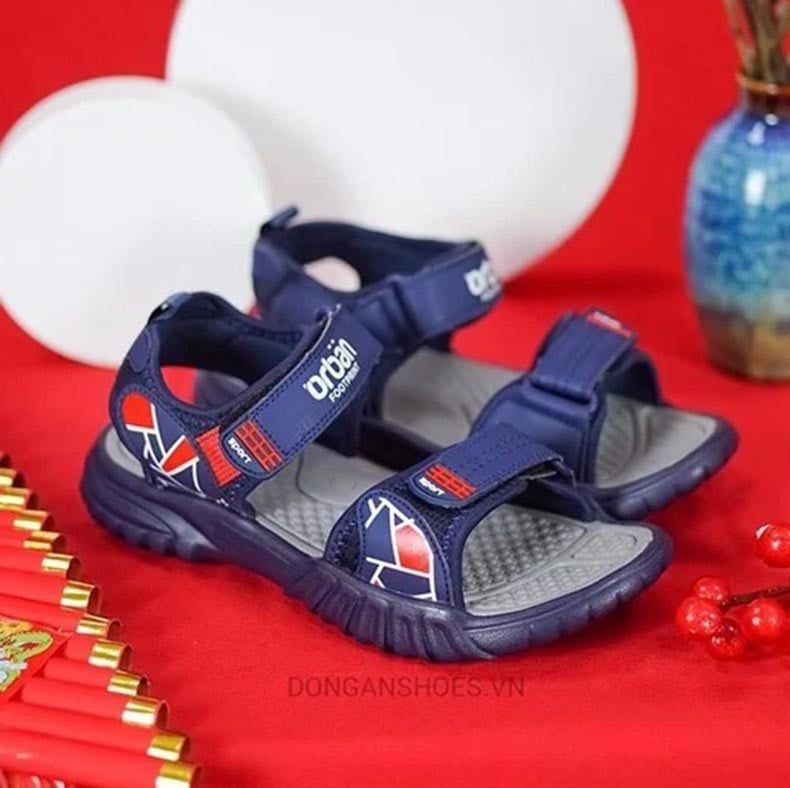 Sandal trẻ em quai dán thời trang SD2106- Xanh navy