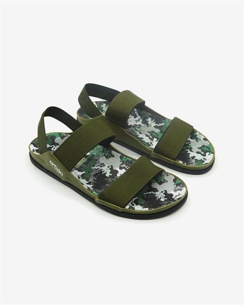 Dép Sandal quai dù thời trang D2413- Xanh bộ đội