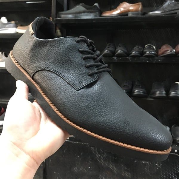 Giày Dr Scholls ngoại cỡ buộc dây kiểu dáng cổ điển- Đen