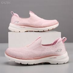 Giày thể thao Skech nữ Gowalk cổ chun - Hồng