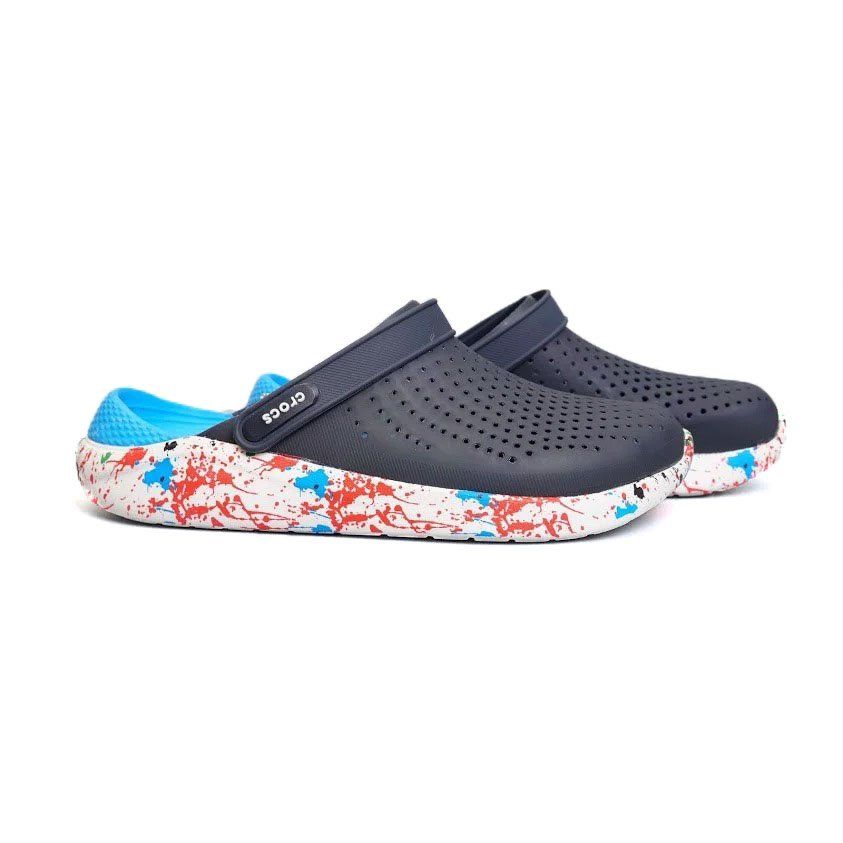 Crocs Navy lòng xanh đế sơn – Lạ Sneakers