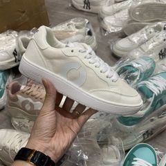 Giày Sneakers đế bằng Ecoalf xuất dư- Trắng sữa