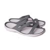Dép Sandal nữ Crocs 3 quai chéo- Ghi