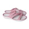 Dép sandal nữ Crocs 3 quai chéo- Hồng