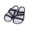 Dép sandal nữ Crocs 3 quai chéo- Xanh navy