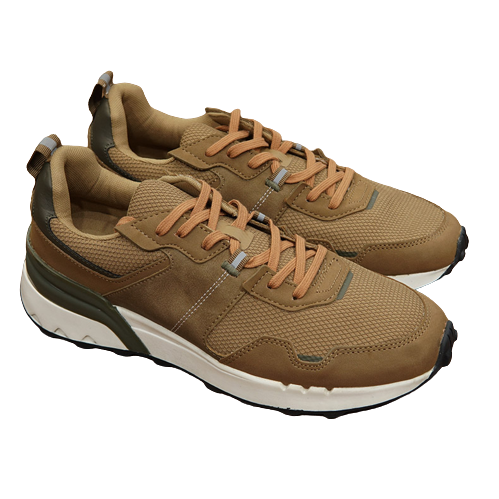 Giày Sneakers MNG man dư xịn - Nâu vàng