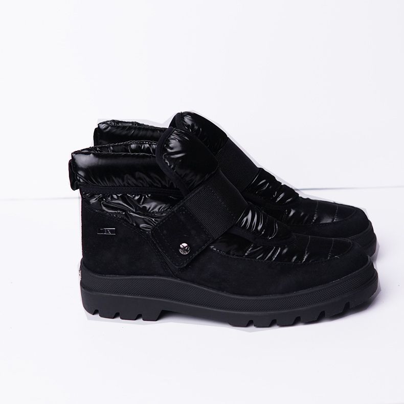 Giày cao cổ CAPRICE quai dán xuất dư xịn- Đen