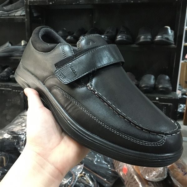 Giày Sneakers ngoại cỡ quai dán Anodyne- Đen