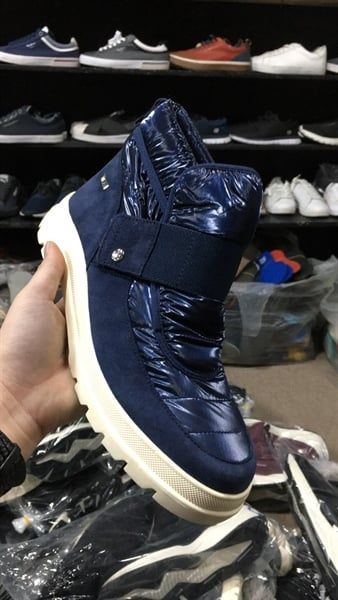 Giày cao cổ CAPRICE quai dán xuất dư xịn- Navy