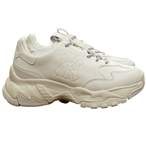 Giày Sneakers đế cao NY xuất dư- Trắng ngà