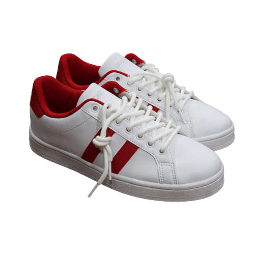 Giày Sneakers nam nữ Jockey dư xịn- Trắng lòng đỏ