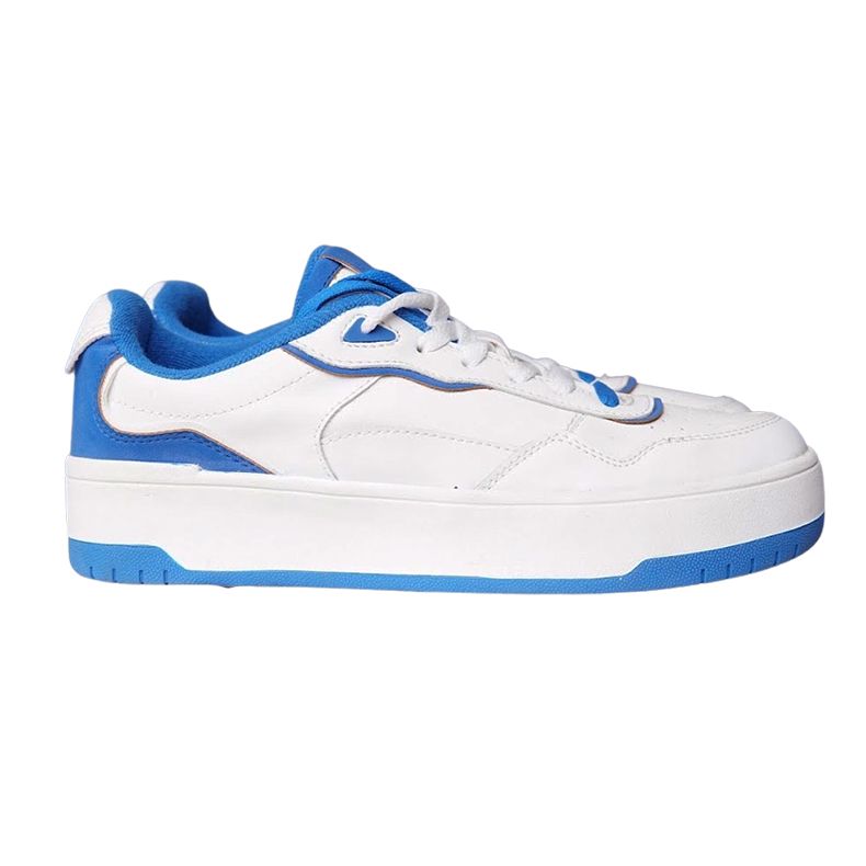 HẾT SIZE Giày Sneakers Stradivarius xuất dư xịn- Trắng lòng xanh biển