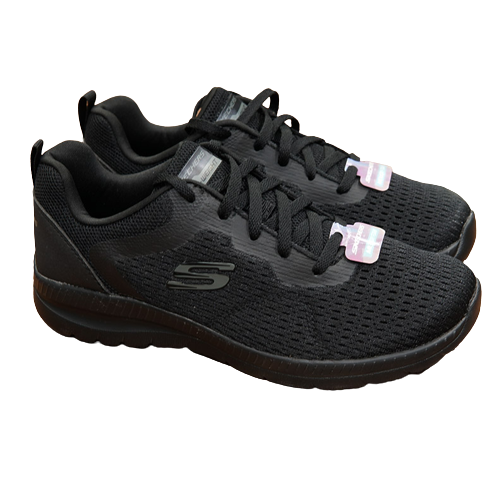 Giày thể thao nữ có dây buộc Skech Lite Weight - Full Đen