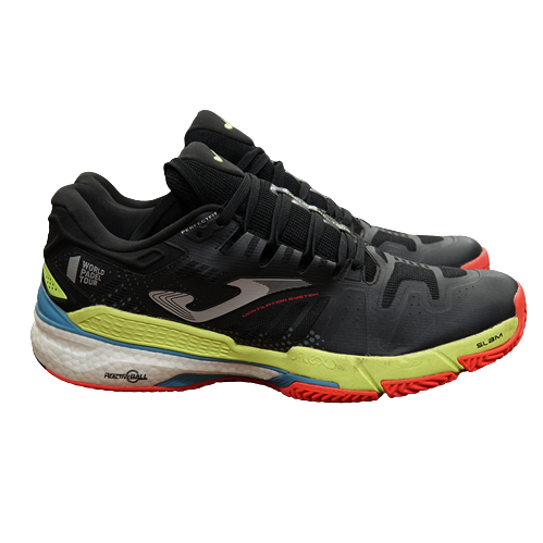 Giày xuất khẩu Joma Tennis ngoại cỡ Đen viền vàng - 8500