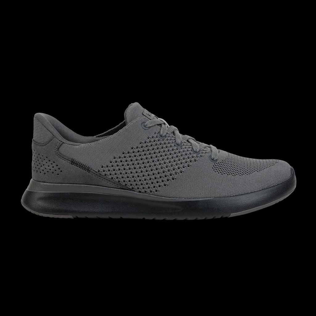 Giày thể thao ngoại cỡ Kizik xuất dư- Ghi đen